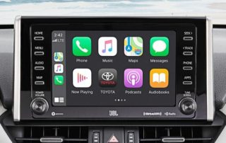 Apple CarPlay in Car Jeep Dash