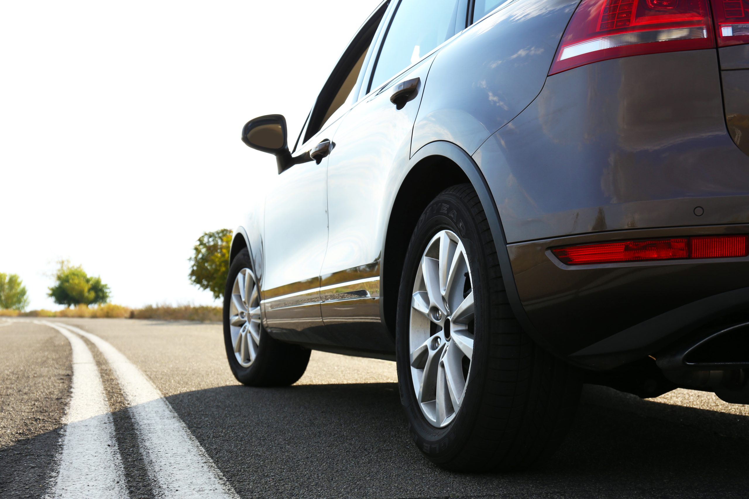 Car on road