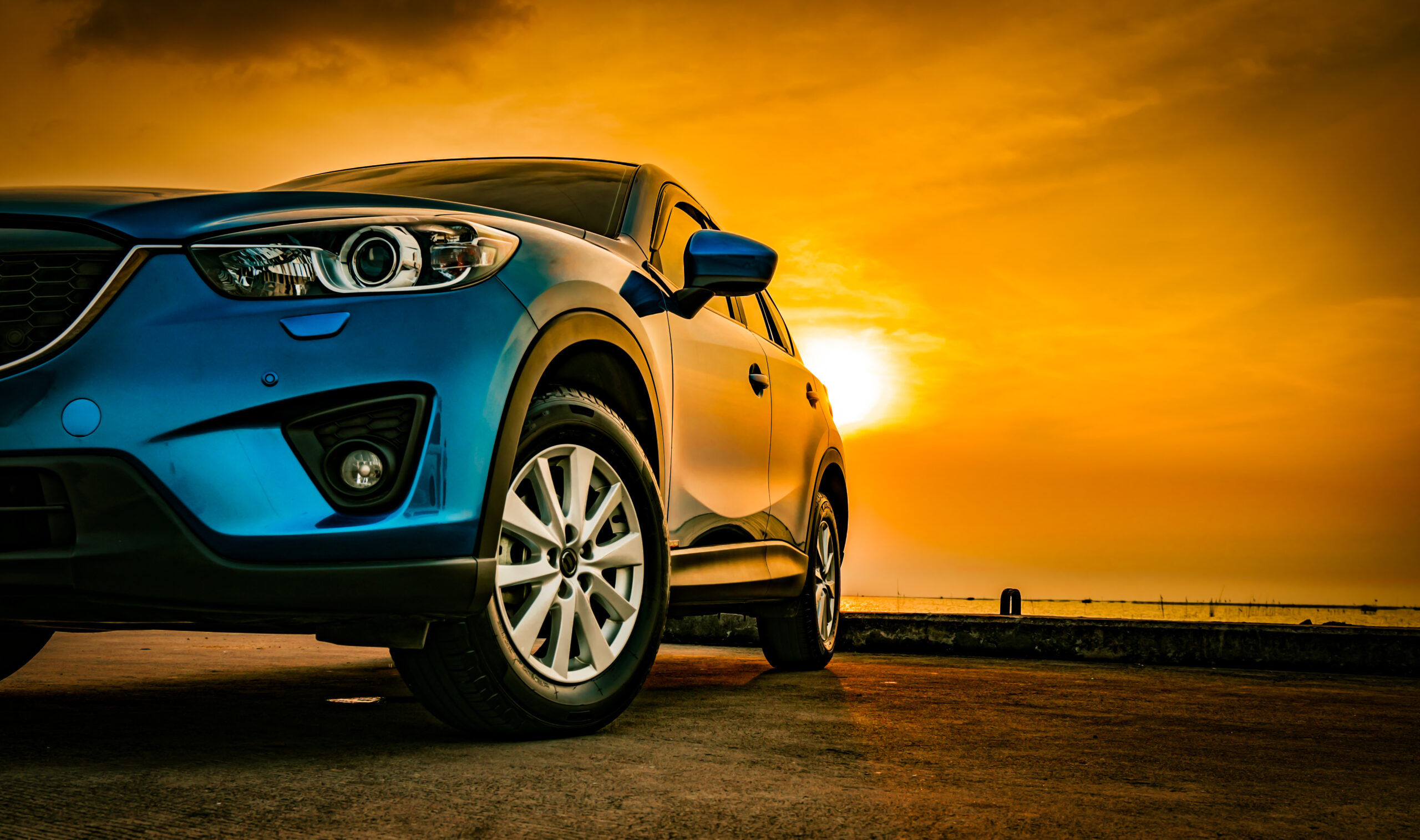 Used Cars Near Jersey City parked on lot