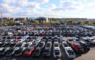 Huge selection of used cars at major world lot
